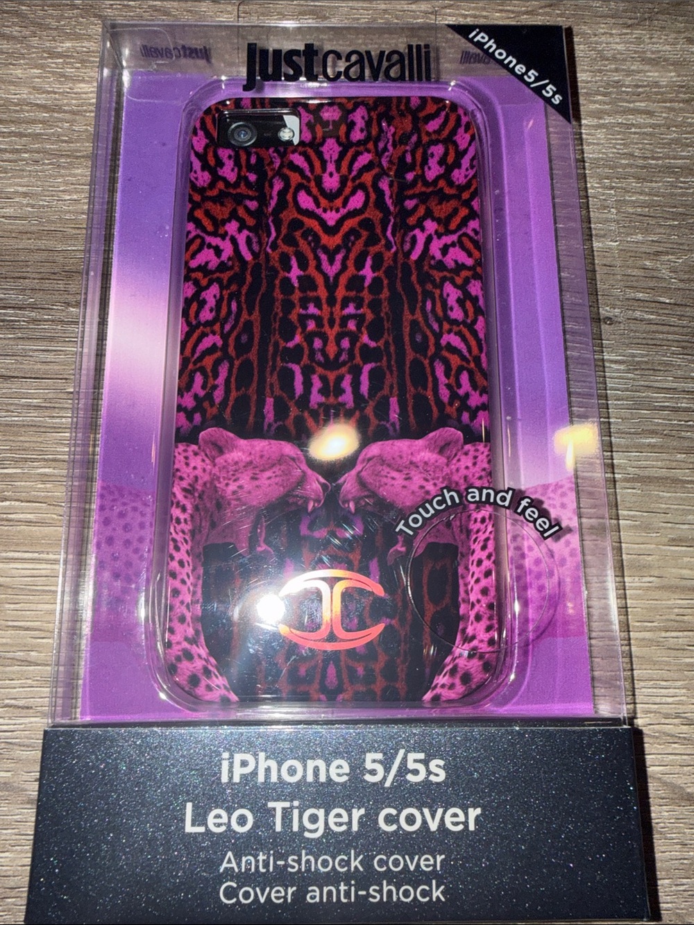 Just Cavalli Purple & Pink Leo Tiger iPhone 5/5s Case